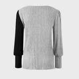 Kaia Elegante Camisa De Punto Con Botones De Manga Larga