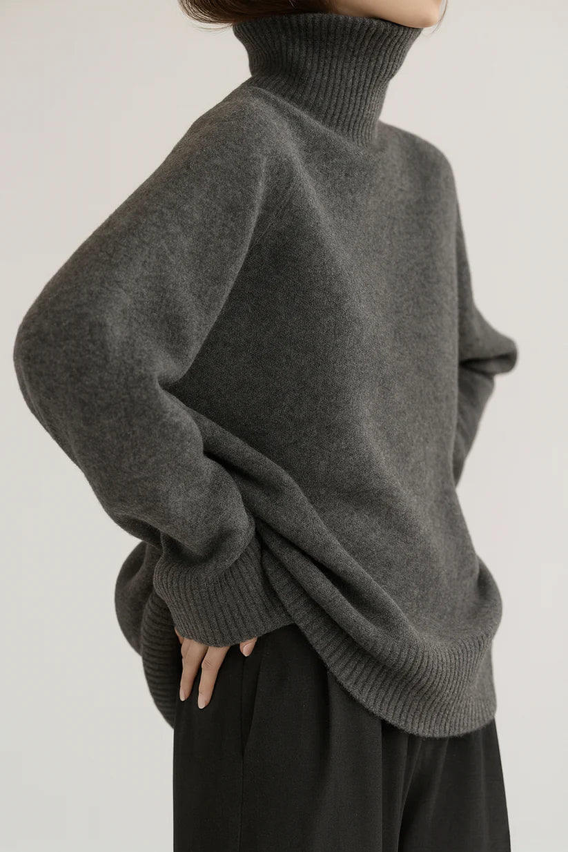 Elena - Jersey de cuello alto elegante