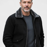 Norbert™ | Chaqueta bomber con cuello de felpa sintética