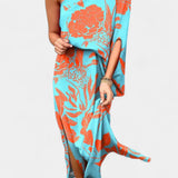 Carlena Vestido de Un Hombro con Estampado Romántico