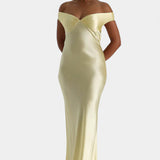 Blerina Vestido de Cola de Pez Sin Mangas