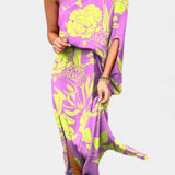 Carlena Vestido de Un Hombro con Estampado Romántico