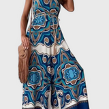 Gabriella Mono de Pierna Ancha con Estampado Audaz