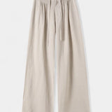 Ilyana Pantalones de Cintura Alta y Pierna Ancha