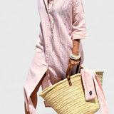 Sherlyn Vestido Camisero de Rayas con Estilo Atemporal