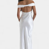 Blerina Vestido de Cola de Pez Sin Mangas