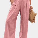 Lexia Pantalón de Algodón y Lino con Corte Fluido y Elegancia Natural
