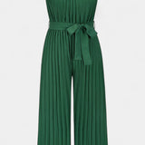 Patrizia Mono Palazzo Plisado con Cuello Halter