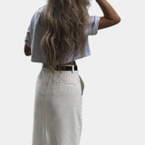 Yenifer Falda Maxi con Abertura Parisina