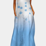 Enna Vestido Colorido Sin Mangas con Escote en V