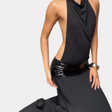 Georgia Vestido Halter Elegancia Lujo