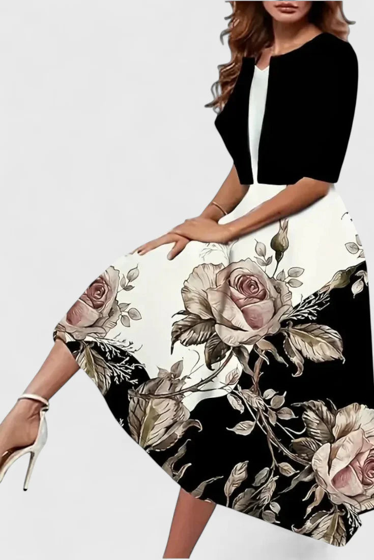 Estrella Conjunto de Vestido Blazer Midi