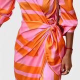Elo Vestido Envolvente Impreso
