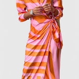 Elo Vestido Envolvente Impreso