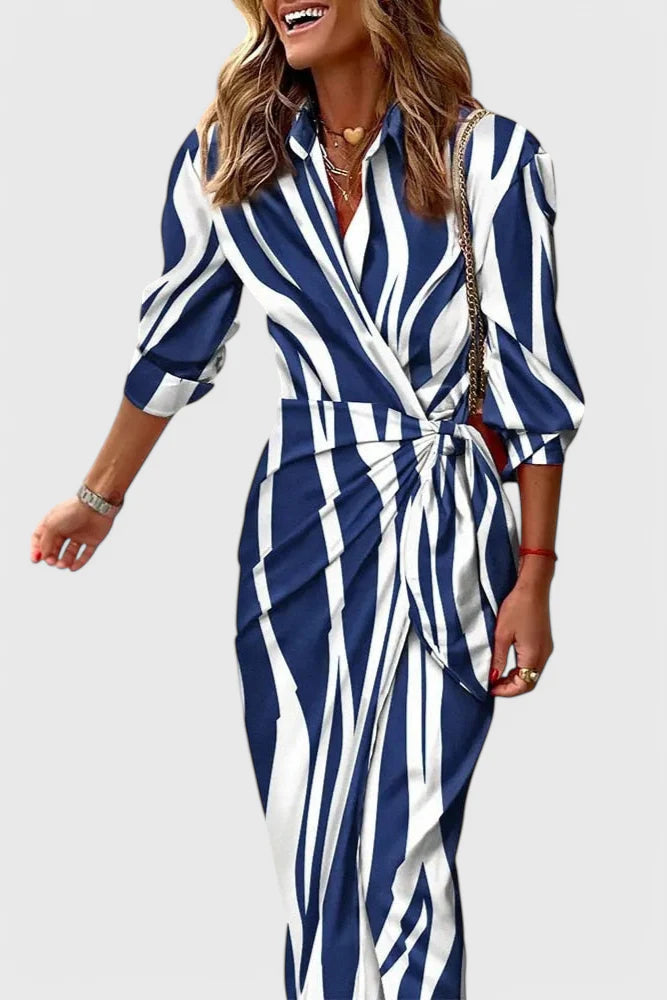 Elo Vestido Envolvente Impreso