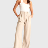 Tinashe Pantalones Tailored de Pierna Ancha