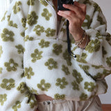 Lidia - Sudadera polar con estampado floral