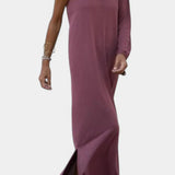 Maddie Vestido Midi Elegante de Un Hombro