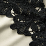 Diana Vestido Midi de Panel de Encaje Asimétrico