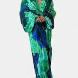 Recca Vestido Maxi Cortado con Pliegues