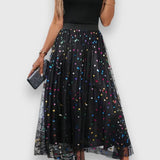 Claire Falda de Lunares Colorida