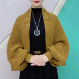 Elea - Chaleco tipo chal de punto