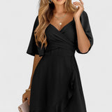 Dosha Vestido Mini Fruncido Elegante