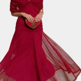 ALONDRA VESTIDO LARGO CON ESTAMPADO FLORAL FANTASÍA Y ESCOTE EN V