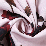 Irina Vestido Deslizante con Estampado Floral y Espalda Descubierta