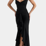 ÉLODIE VESTIDO DE CORSÉ CON VOLANTES