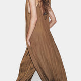 Lucy Mono Largo Plisado con Silueta Relajada