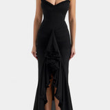 ÉLODIE VESTIDO DE CORSÉ CON VOLANTES