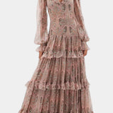 AYLA VESTIDO MAXI CON ESTAMPADO PAISLEY VINTAGE