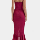 ÉLODIE VESTIDO DE CORSÉ CON VOLANTES