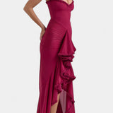 ÉLODIE VESTIDO DE CORSÉ CON VOLANTES