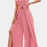 Nyree Mono Asimétrico con Cut-Out y Manga Lazo