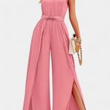 Nyree Mono Asimétrico con Cut-Out y Manga Lazo