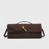 Melanie Bolso de Hombro Clásico de Ante