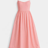 Marvelle Vestido Midi Sin Mangas de Caída Ligera