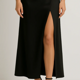 Elina Vestido Flowy V-Neck