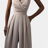 Romily Mono Sexy con Tirantes y Pierna Ancha Elegante