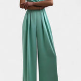 Romily Mono Sexy con Tirantes y Pierna Ancha Elegante