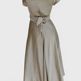 Franzi Vestido Elegante con Escote en V